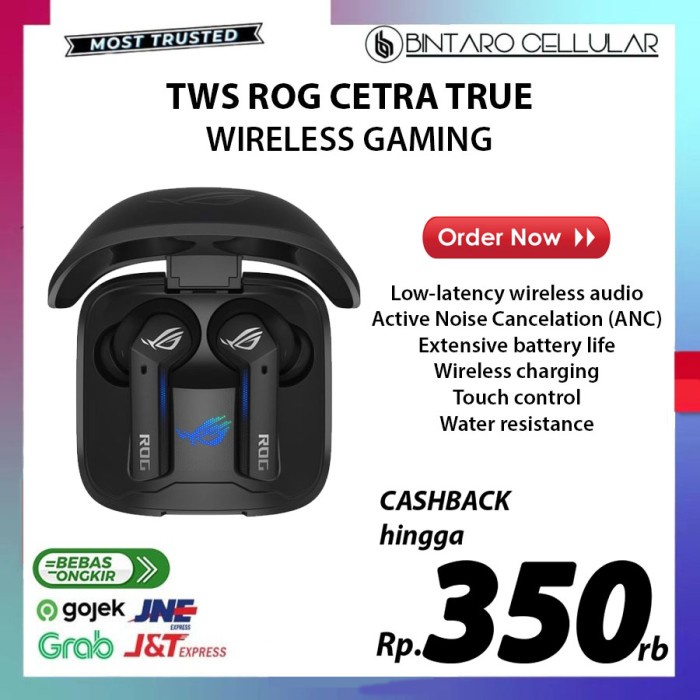 ORIGINAL ASUS ROG CETRA TWS TRUE WIRELESS GAMING ROG PHONE 6 5S 5 3 2