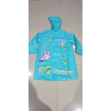 Jas Hujan Anak Children Raincoat Terusan Anak Tiger Head 68201