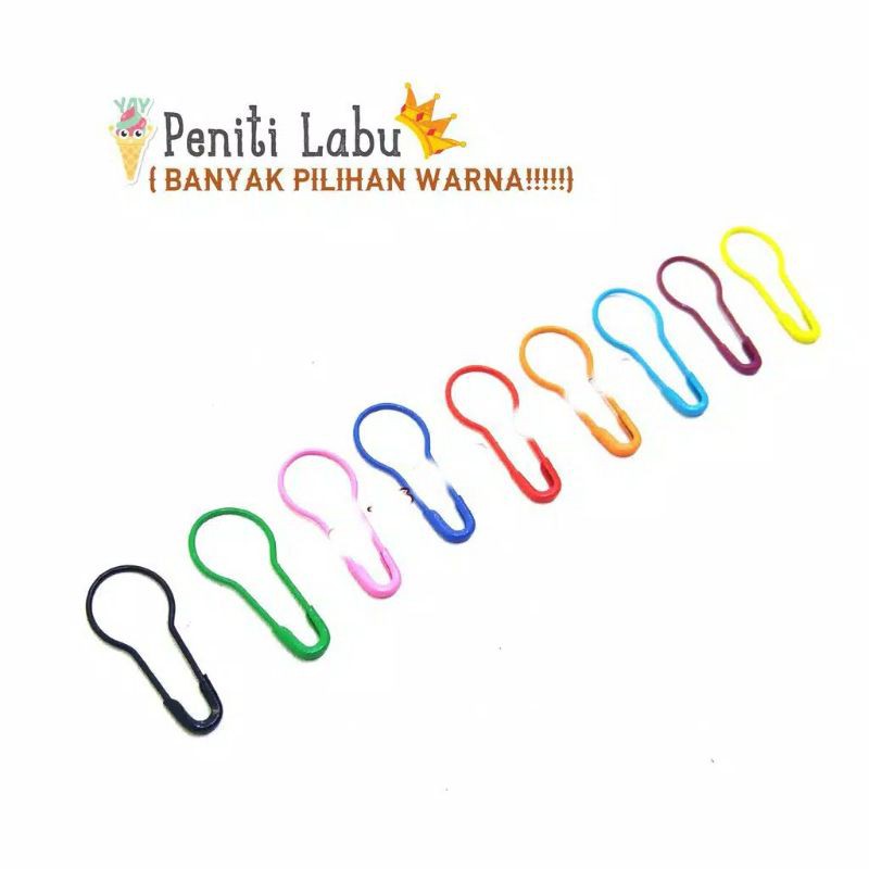 HARGA 10 PCS / Peniti Labu / Peniti Bohlam / Peniti Hijab / Peniti Jilbab Anti Karat ECER SATUAN