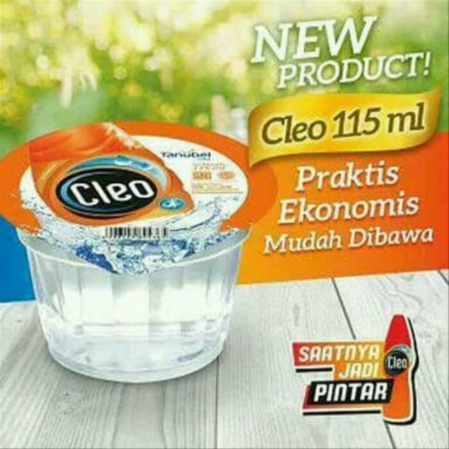 CLEO Air Mineral /Air Minum Cup Mini 120ml