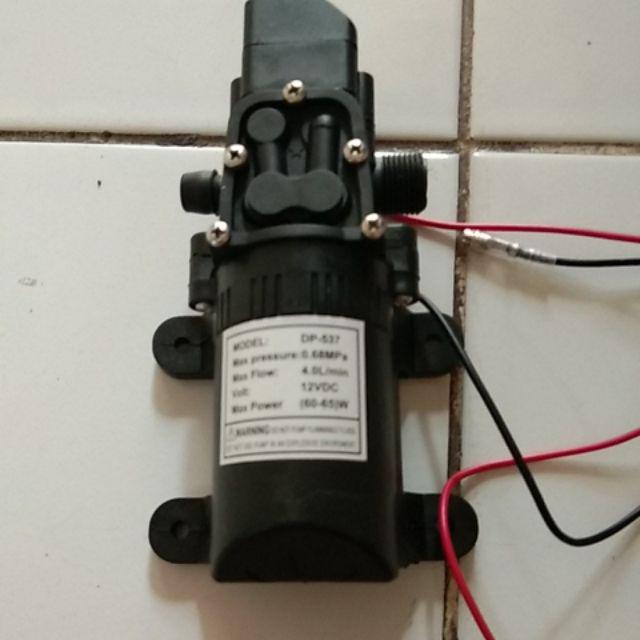 Pompa Air Elektrik High Pressure 12v - Black Omhascbk