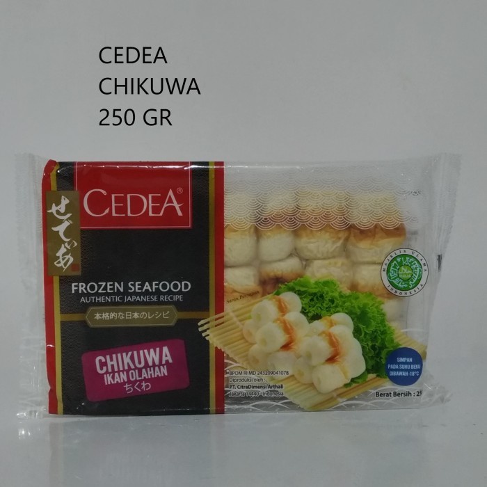 

CEDEA CHIKUWA 250 GRAM IKAN OLAHAN