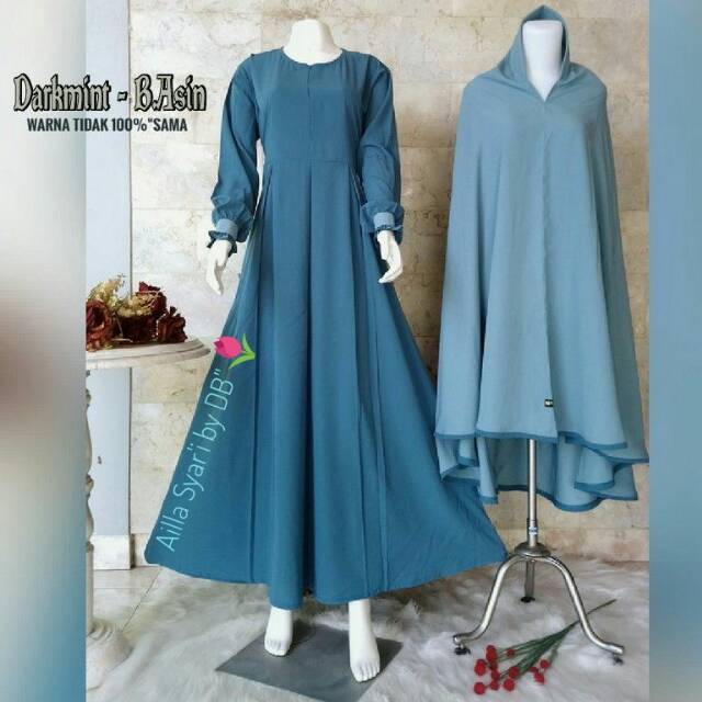 Gamis set syar'i aila busana muslimah