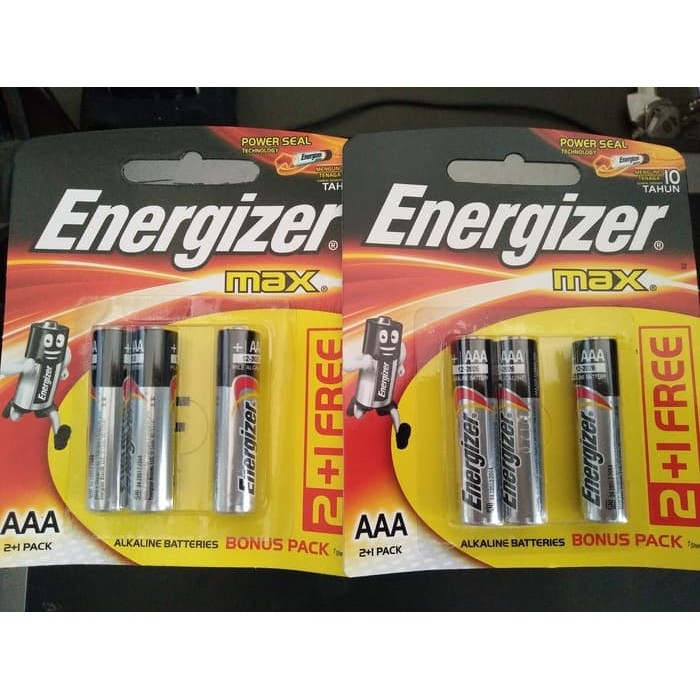 Baterai / Battery Alkaline Energizer AAA Pack isi 3