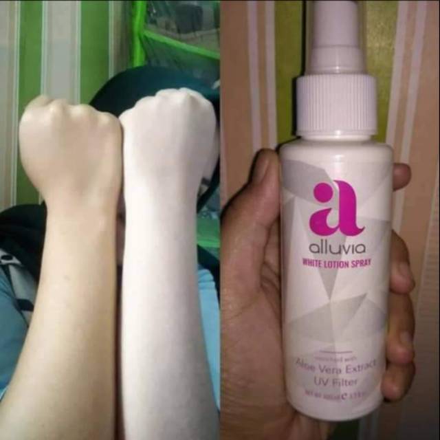 (COD) LOTION SPRAY ALLUVIA PEMUTIH PALING AMPUH DAN AMAN UNTUK KULIT,BPOM,LOTION KEKINIAN,HALAL