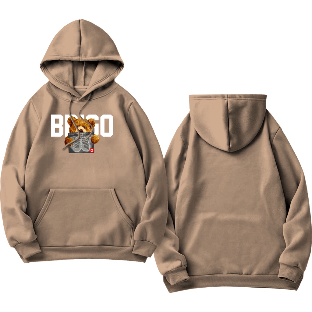 BRIGO Jumper Hoodie BERUANG RONTGEN II Sweater Hoodie BRIGO Sablon DTF Fleece Cotton M-XXL (Pria &amp; Wanita) Free stiker&amp;Gantungan Kunci