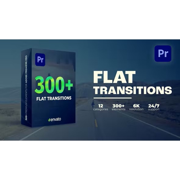 Flat Transitions - Premiere Pro