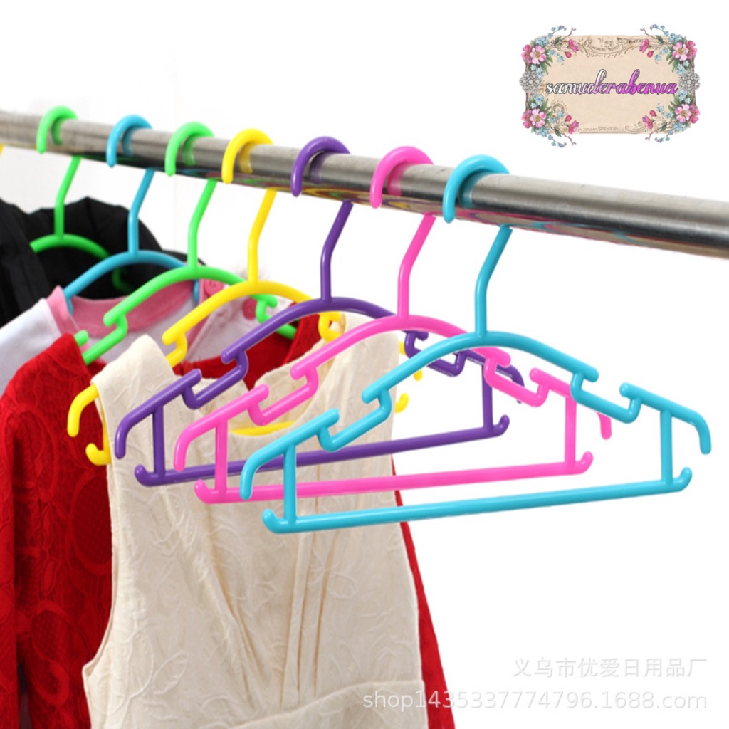 RT63 hanger gantungan hook jemuran pakaian baju anak bayi mini serbaguna SB3411