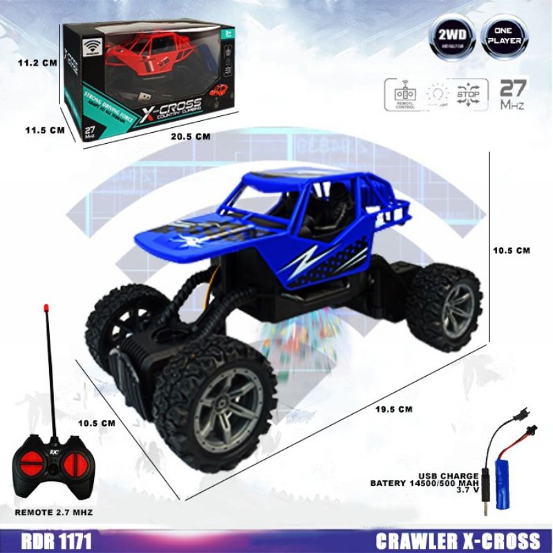 RDR1171M RC Rock Crawler Offroad Off Road Buggy Gunung Mainan Anak Mobil Remote Control Radio Contro