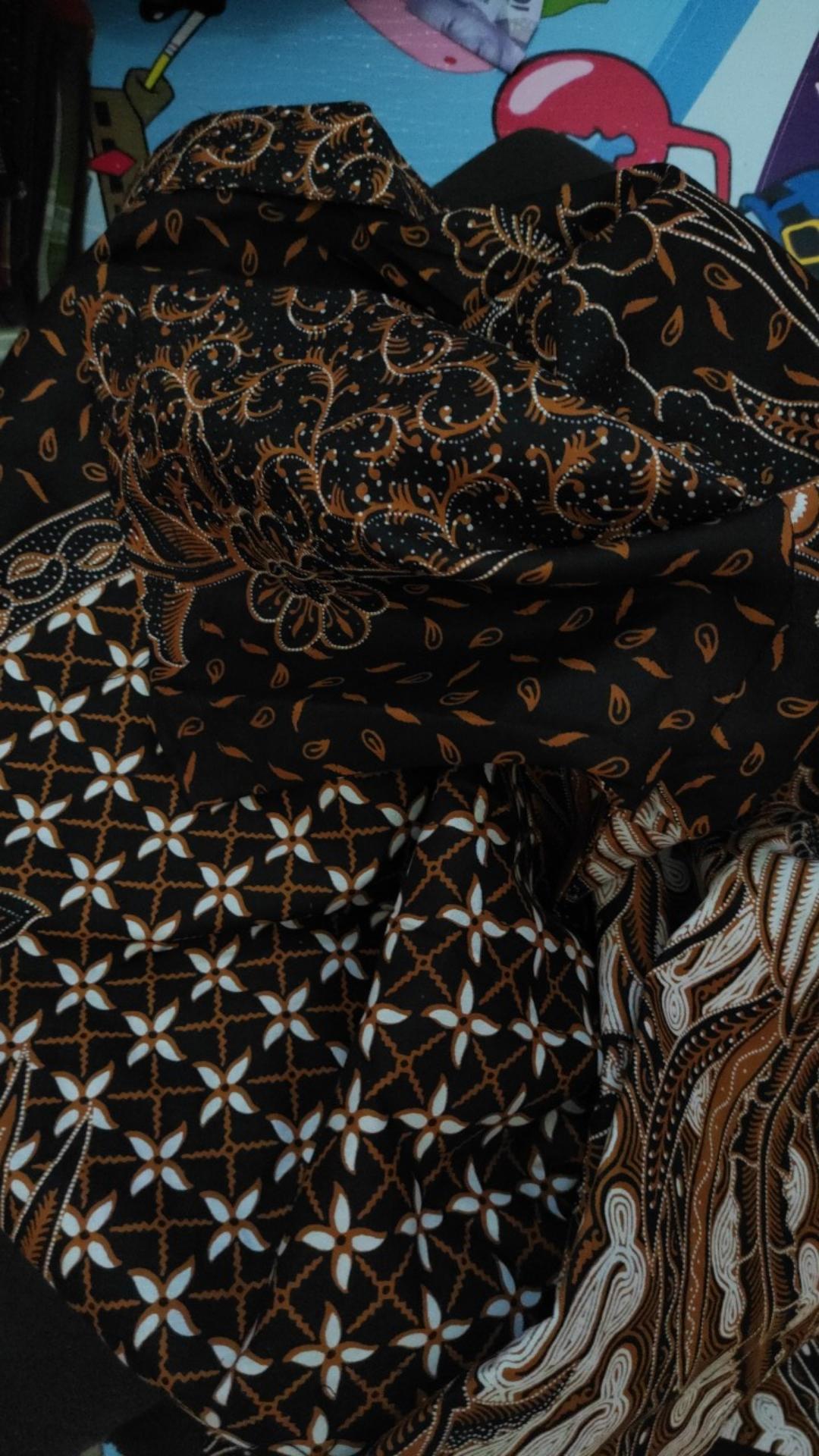 Vijay #2 Kemeja Batik Pria Pendek Full Furing By Rajasakti