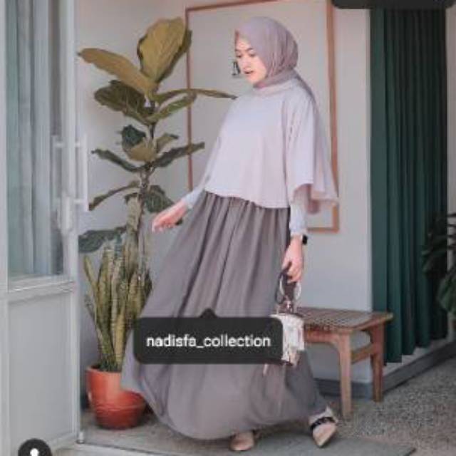 SYIFA SKIRT ROK PANJANG RAMPEL KECILk