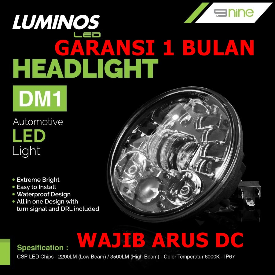 Daymaker led 5,75 inch LUMINOS/DAYMAKER LUMINOS 16 LED 5.75 INCH/DAYMAKER 5.75 INCH 7INCH RX KING NI