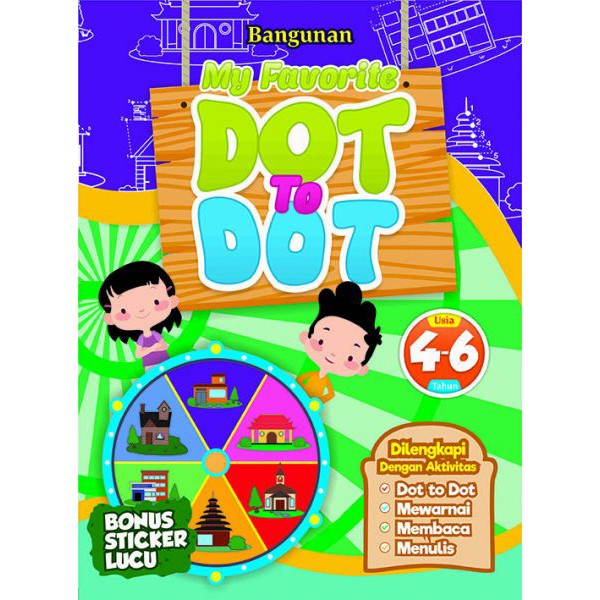 

Buku Bangunan: My Favorite Dot To Dot (Charissa Publisher)