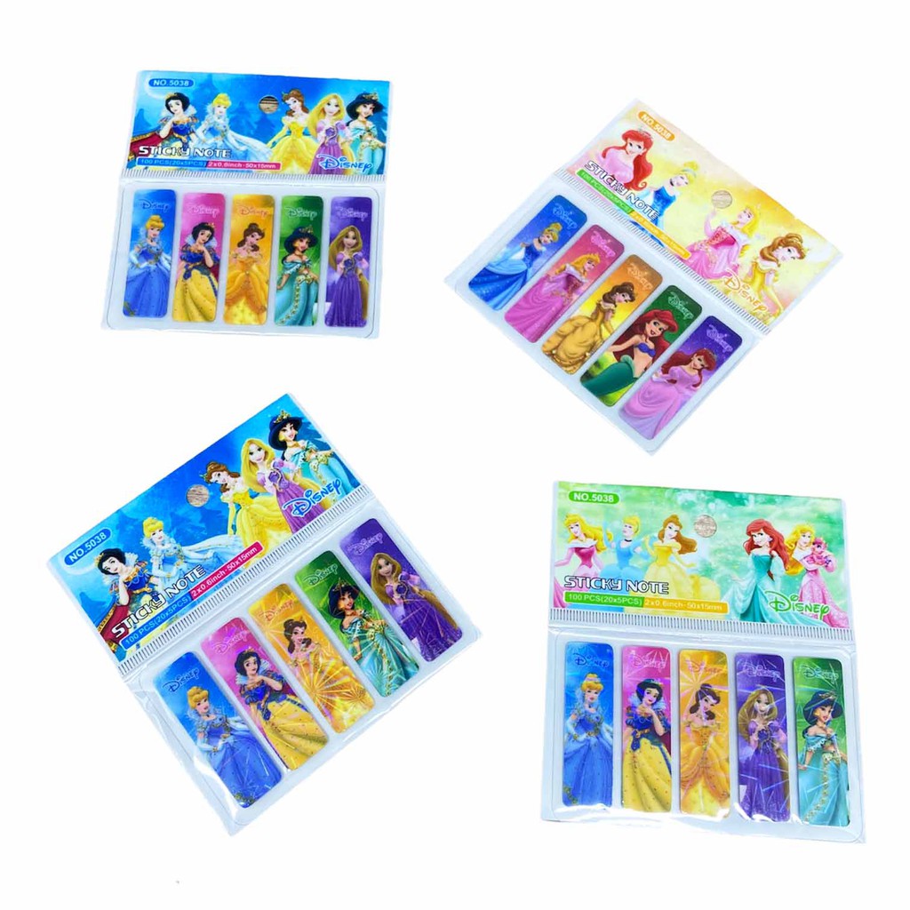 ISI 100LEMBAR | PEMBATAS BUKU BT21 BTS PLASTIK / PEMBATAS BUKU BTS / BOOKMARK BT21 / STIKY NOTE BT21-STC- PRINCESS