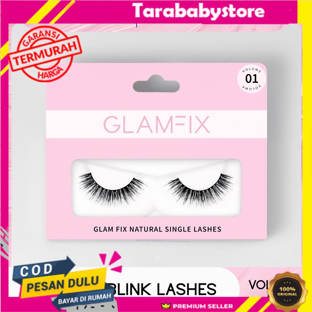 GLAMFIX Perfect Blink Lashes Bulu Mata Volume _ Bulu Mata Palsu | GLAM FIX Alat Kecantikan Makeup by YOU ORIGINAL