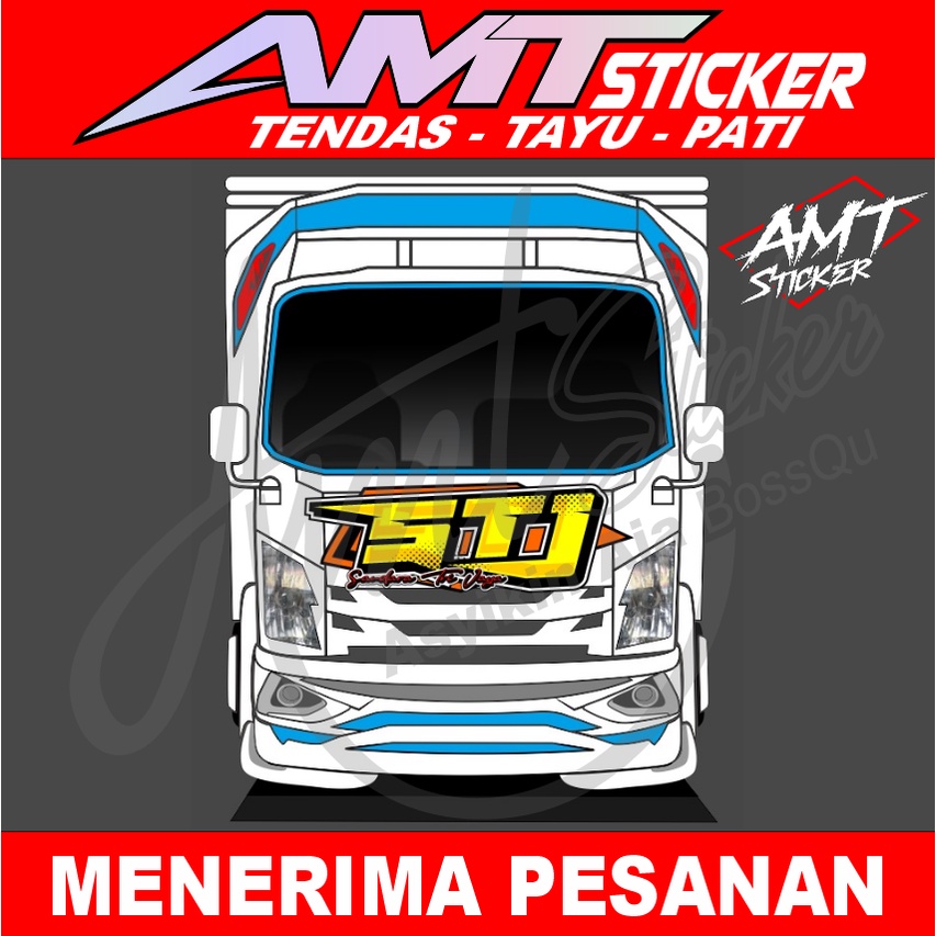 [TERBARU] STICKER KABIN DEPAN TRUK GIGA (STJ)