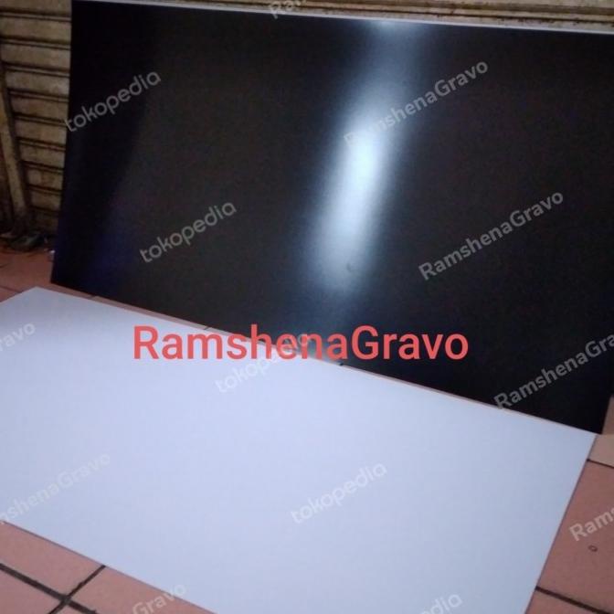 

gravoply/bahan grafir/bahan name tag/60x120cm tebal 1.5mm/hitam