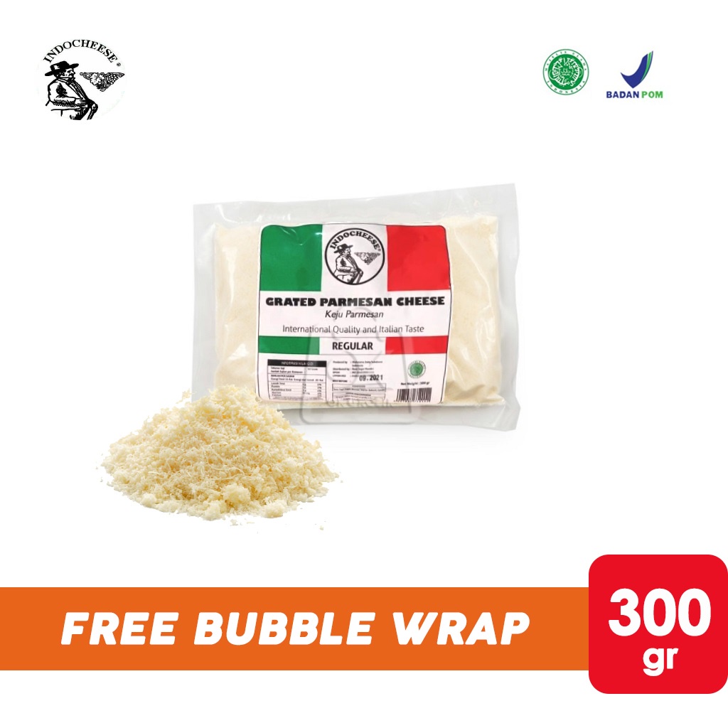 

Indocheese Keju Parmesan Parut + Ice Gel (300 gr)
