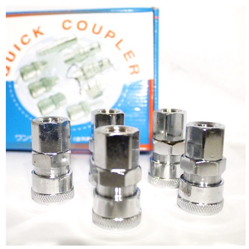 Kopler Quick Coupler Male &amp; Female / Sambungan Angin Kompresor