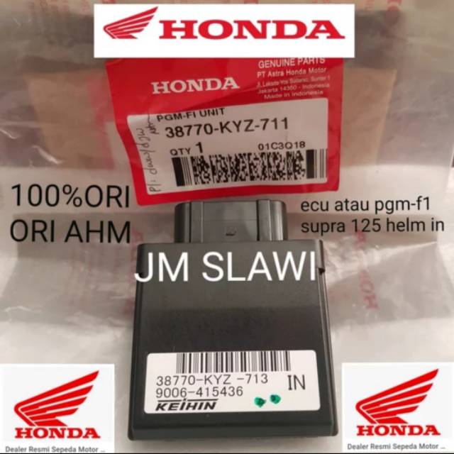 38770-KYZ-711 Pgm f1 atau ecu helm in asli AHM