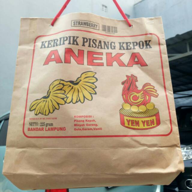 

KERIPIK PISANG STRAWBERRY ANEKA YENYEN LAMPUNG