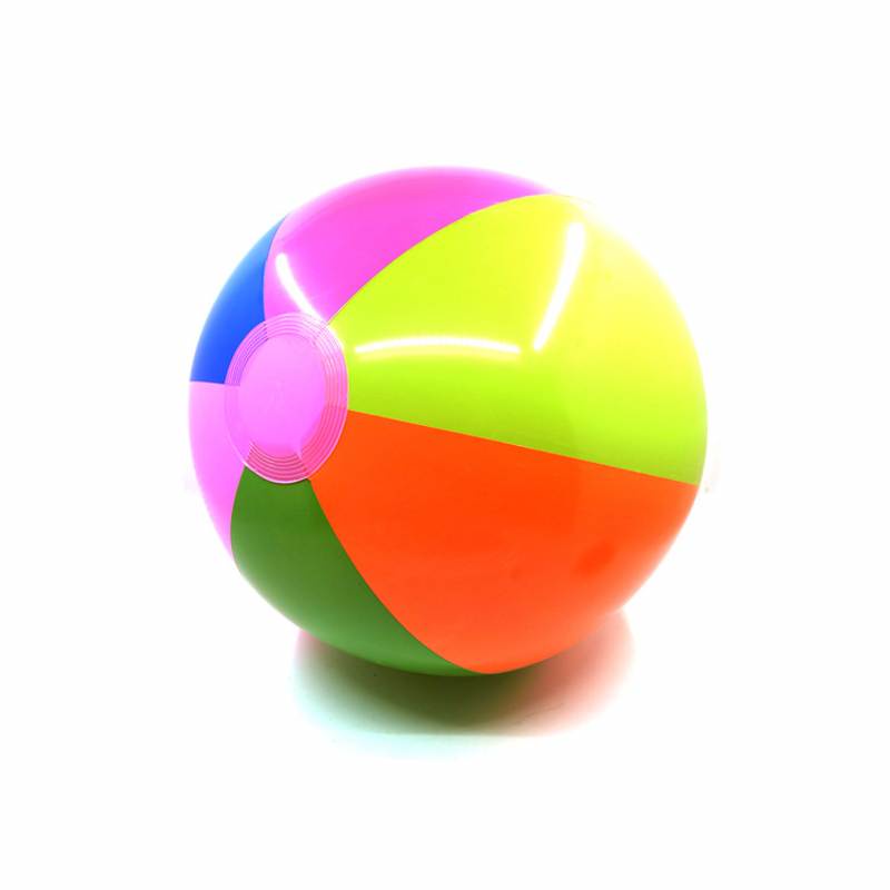 Mainan Bola Pantai Tiup Warna-Warni Ukuran 30cm Untuk Outdoor / Liburan / Olahraga Air