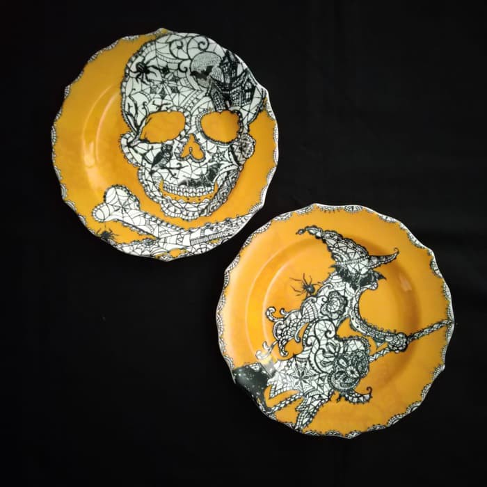 PIRING MAKAN / HIAS SANGO MOTIF WICCAN LACE WORLD