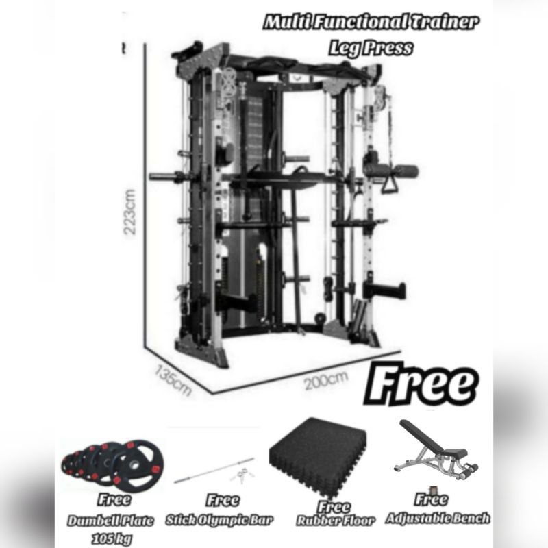 Multi smith functional trainer machine