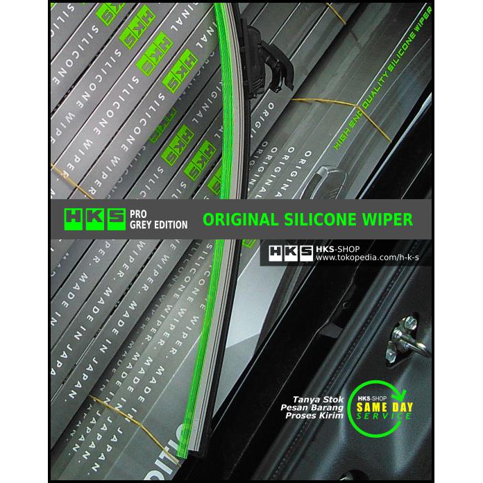 Hks Pro Silicone Wiper / Wiper Silikon (Sepasang) Terlaris