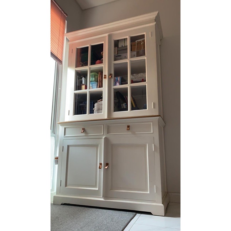 Jual lemari kayu solid display jysk Shopee Indonesia