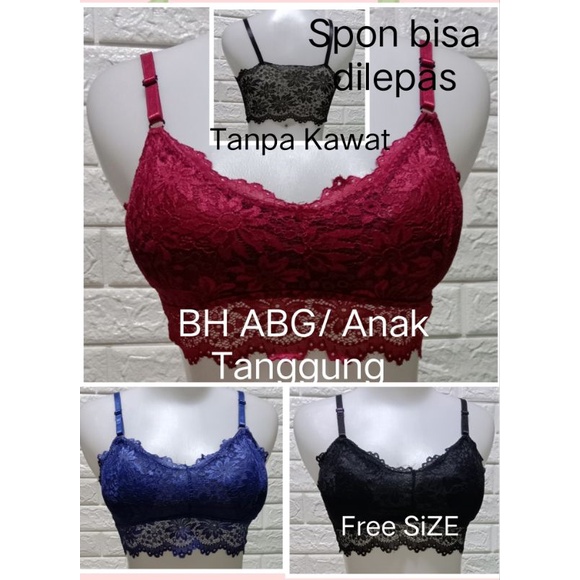 BH Anak Tanggung/ Remaja/ABG (396) All Size Spon Bisa di lepas BRA Pakaian Dalam Wanita