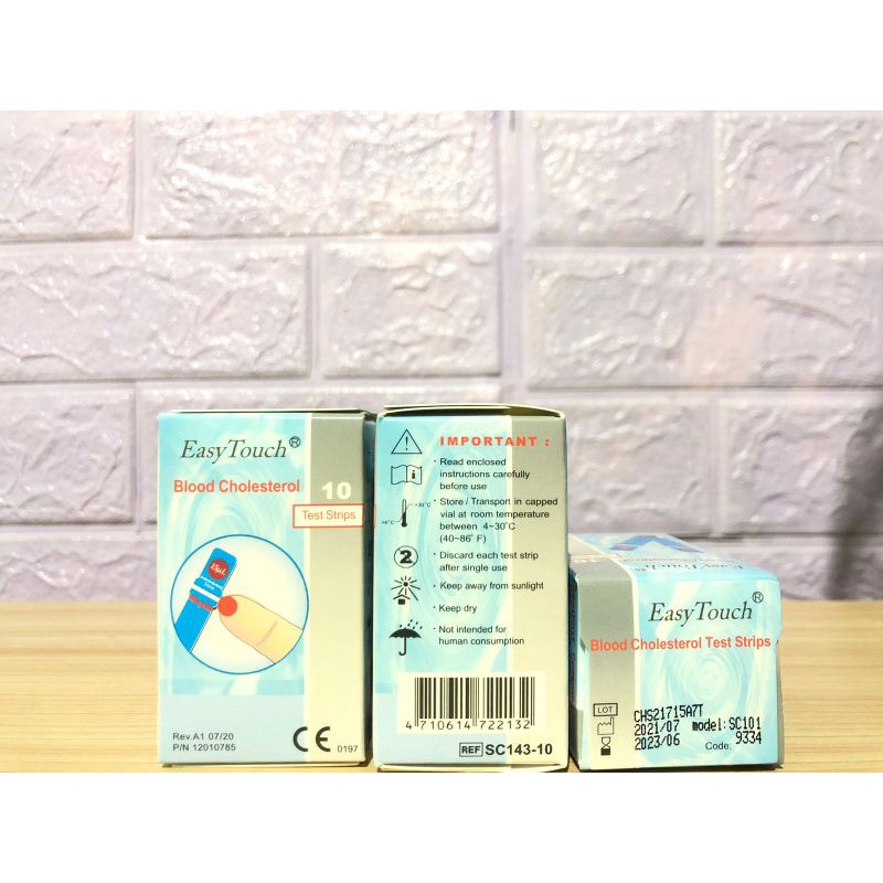 Jual Easytouch Cholestrol Test Strip Kolestrol Refill Isi 10 Easy Touch