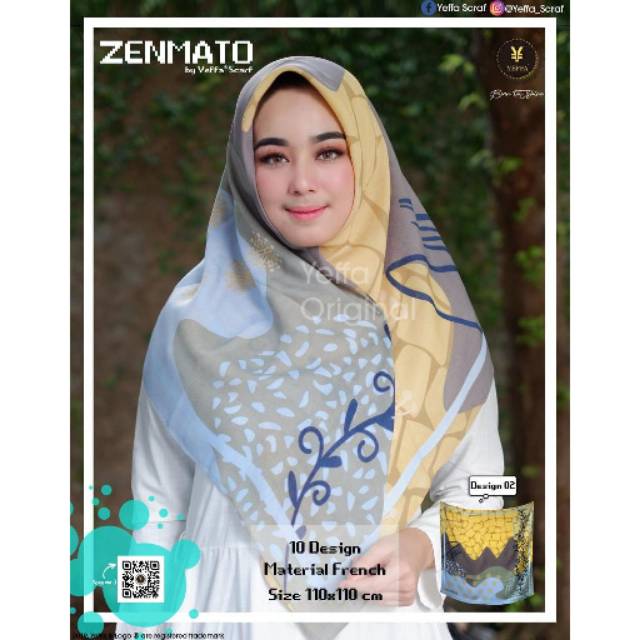 ZENMATO by YEFFA scarf ( mix/ campur 10motif