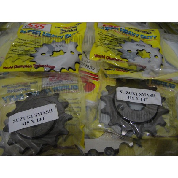 Gear SSS (Depan) 415 : Smash, Supra X 125, Karisma, Supra Fit New : Size13T~14T Terlaris