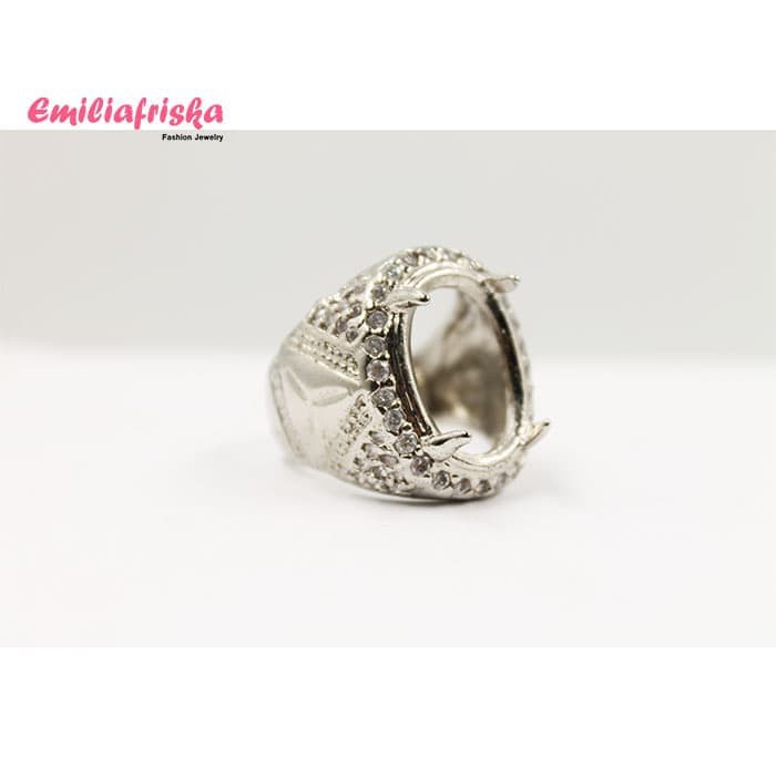 CINCIN BATU AKIK PERAK EMBAN AKIK IKAT BATU AKIK MURAH AKSESORIS PRIA