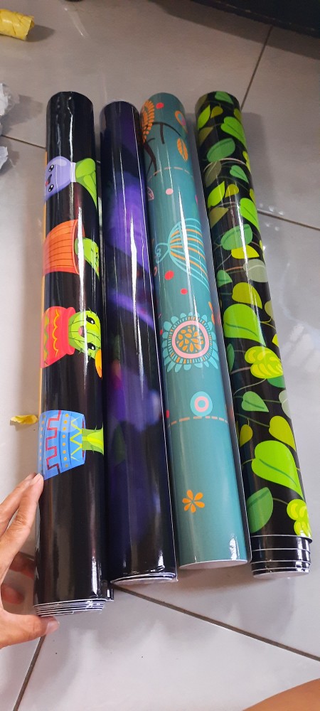 Stiker Kulkas 1 Pintu Dan 2 Pintu Bunga