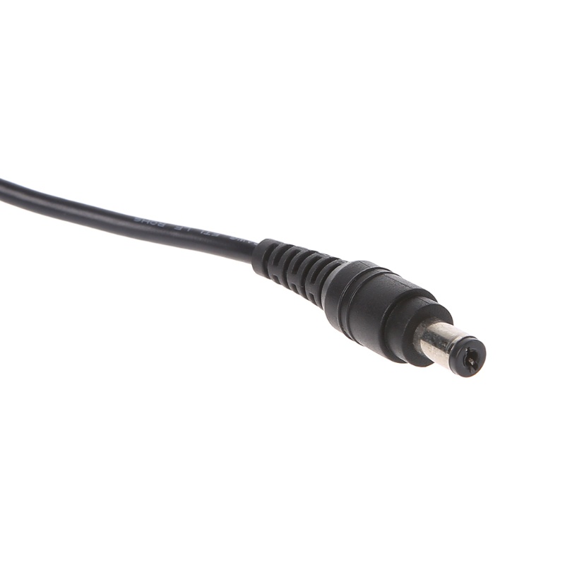 Btsg Straight Angle Untuk Kabel Power DC to DC Male, 18AWG Untuk DC 5.5MM x 2.1MM Male