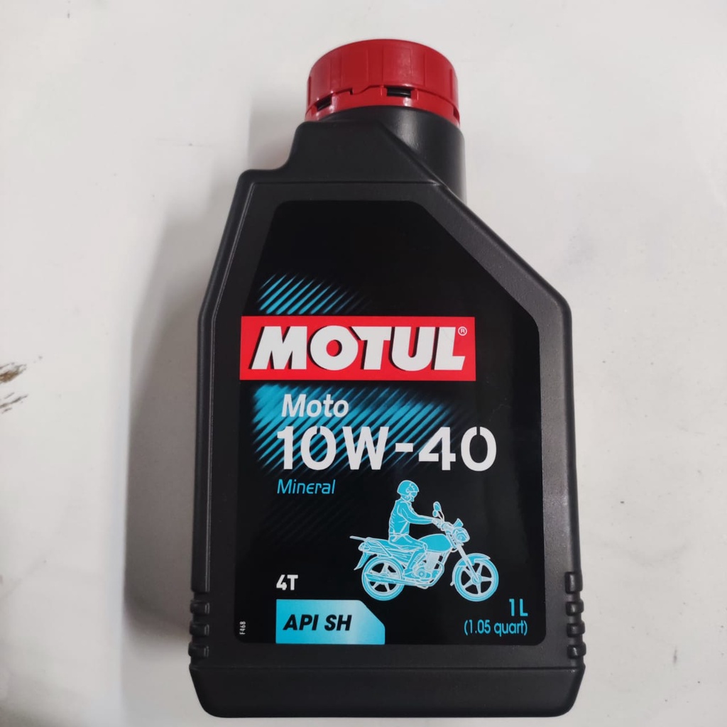 Oli Motul Moto 10W40 1L 4T Mineral OLI MOTOR ORIGINAL MOTOR BEBEK SPORT