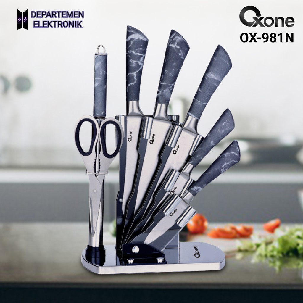 PISAU DAPUR SET / OXONE BUTTERFLY KNIFE SET OX 981 N MURAH BANGET / GARANSI RESMI