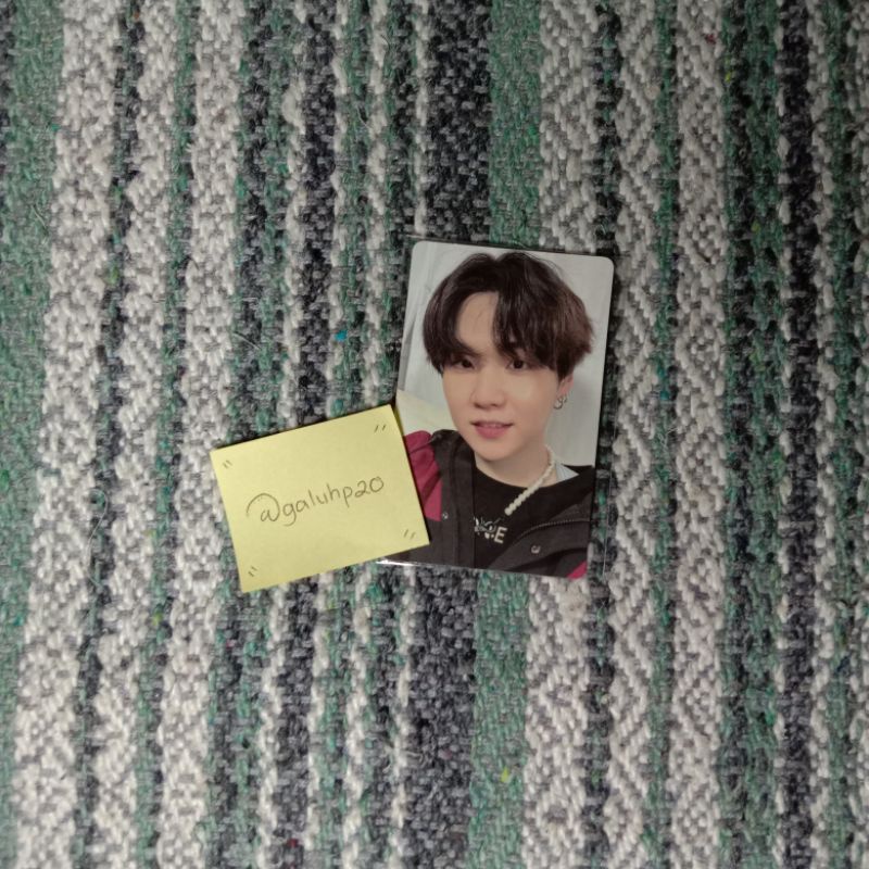 PC Photocard Br Bluray mots one Yoongi Suga