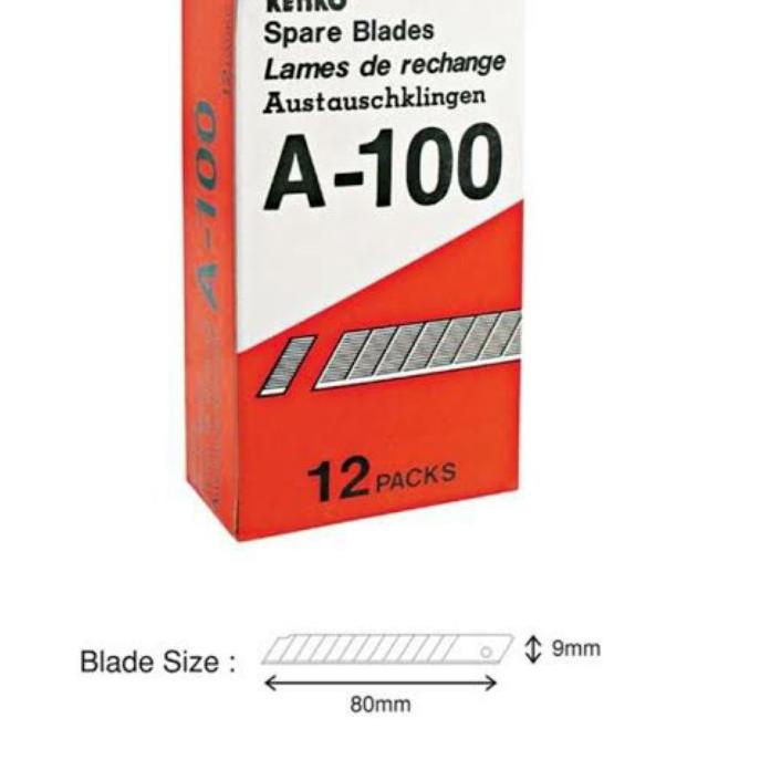 

Promo - isi cutter kenko A100 1 LUSIN TERMURAH