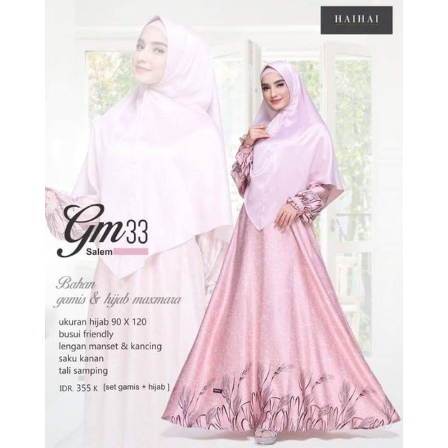 GM 33 HAITWO GAMIS PLUS HIJAB