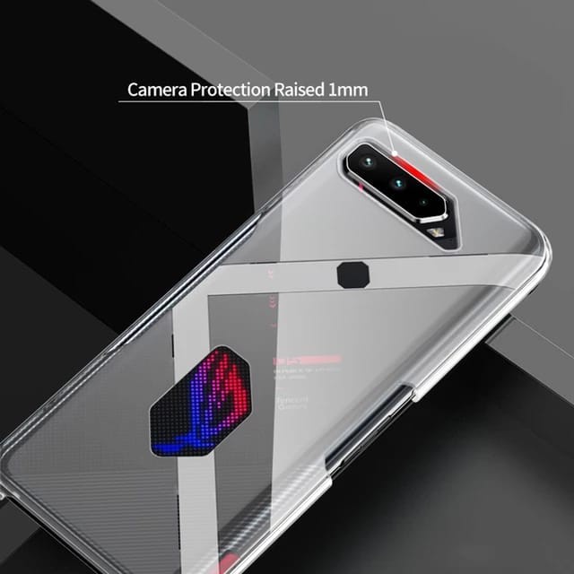 ASUS ROG PHONE 5 CLEAR CASE COMPATIBLE AEROACTIVE COOLER