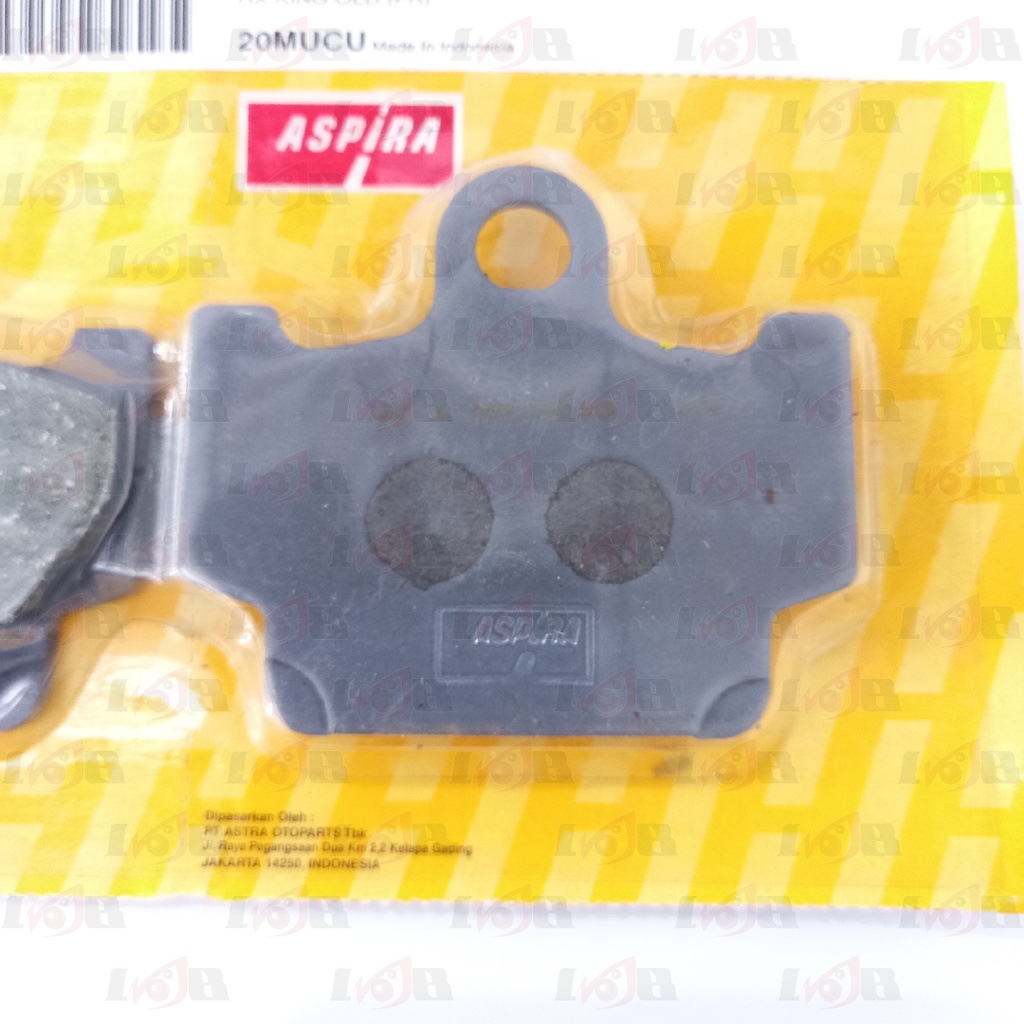 Aspira Disc Pad Yamaha Rx-King Rx-s Lama Kampas Rem Depan Cakram Sepasang Single Piston Brake Pad