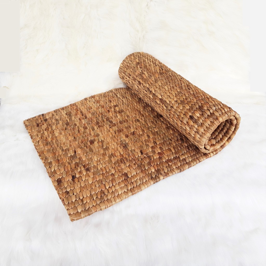 Karpet Eceng Gondok 160x60 cm Ukuran Custom Alas Tikar Anyaman Persegi