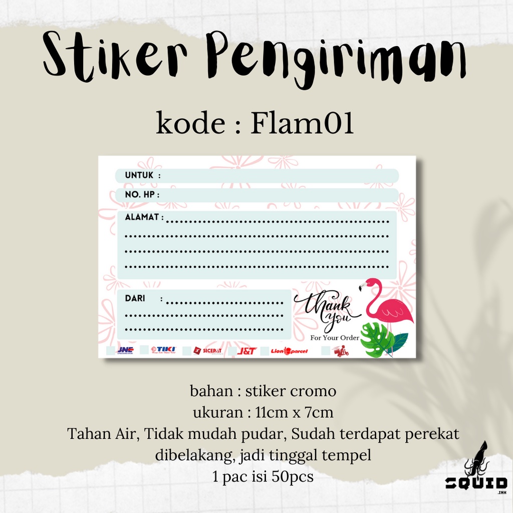 

STIKER PENGIRIMAN/STIKER LABEL PENGIRIMAN OLSHOP/STIKER LABEL PENGIRIMAN MURAH
