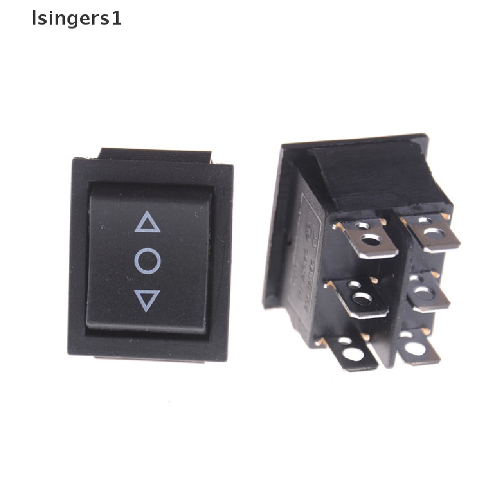 (lsingers1) 2pcs Saklar Rocker On-Off 6 Pin