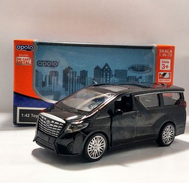 Apolo msz diecast Toyota Alphard hitam