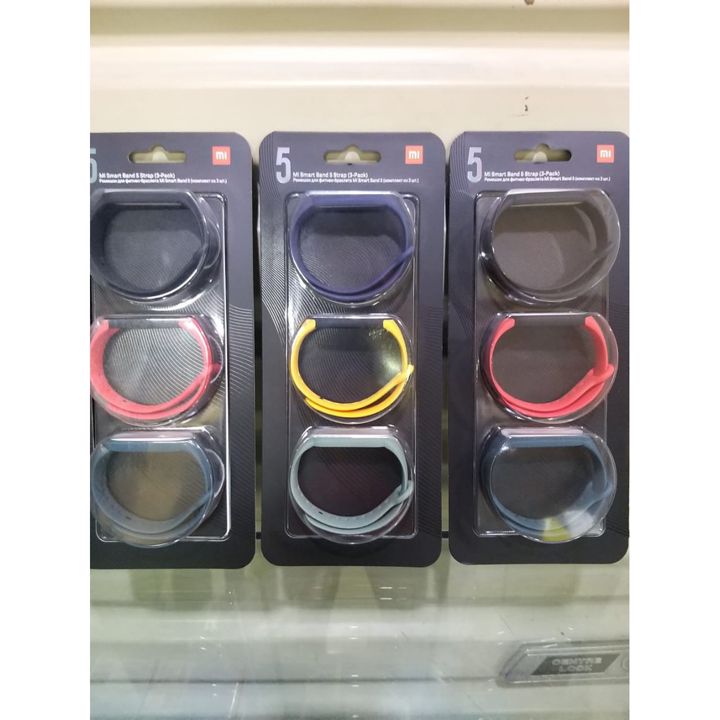 MI SMART BAND 5 STRAP 3-PACK ORI
