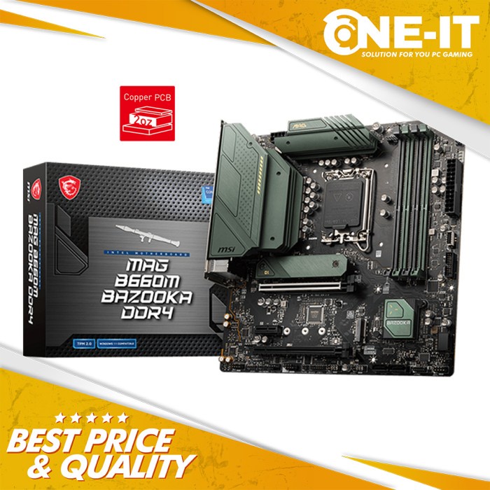 Motherboard MSI MAG B660M BAZOOKA DDR4 1700 Intel B660